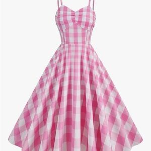 Pink Gingham Sundress